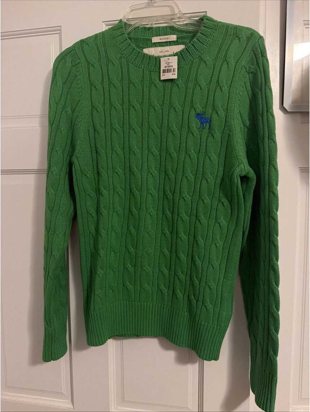 Abercrombie & Fitch Boys size L Green Jumper